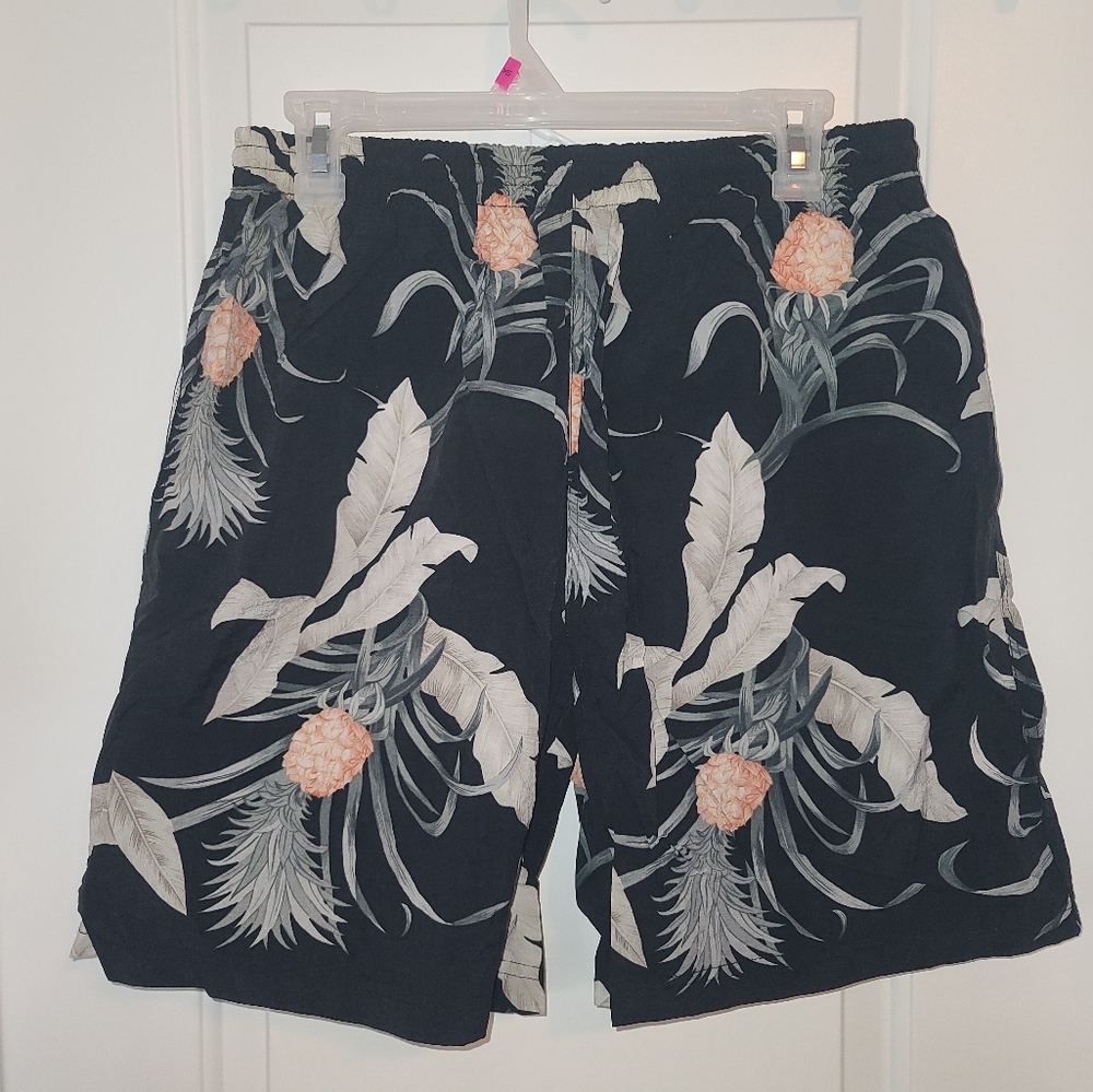 Caribbean Blues Swimming Trunk Sz L 100% Nylon 100% Polyester (Ts-E2)